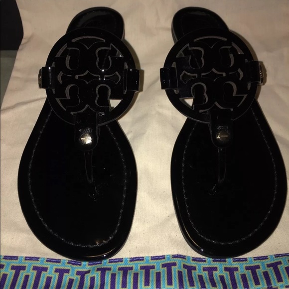 Tory Burch Miller Black Patent Leather size 9.5 - Picture 1 of 8